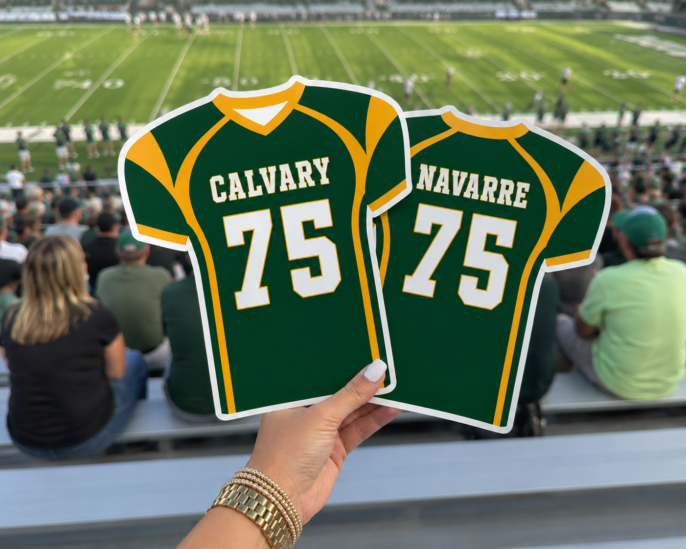 Calvary Jersey Hand Fan