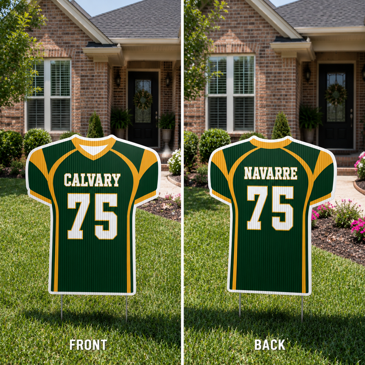 Calvary Jersey Yard Sign