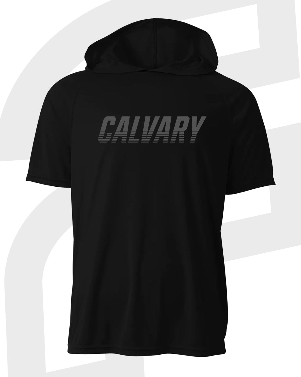 Calvary Lines Short Sleeve Hooded