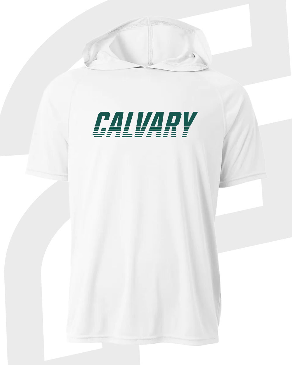 Calvary Lines Short Sleeve Hooded