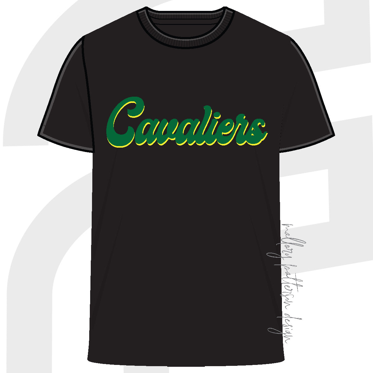 *Pre-Order* Cavaliers Black Sequin Tee - ETA LATE November