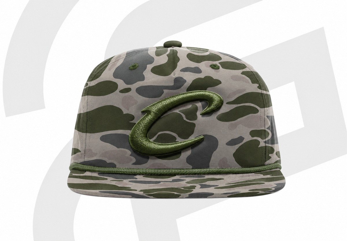Camo Calvary C Snapback Hat