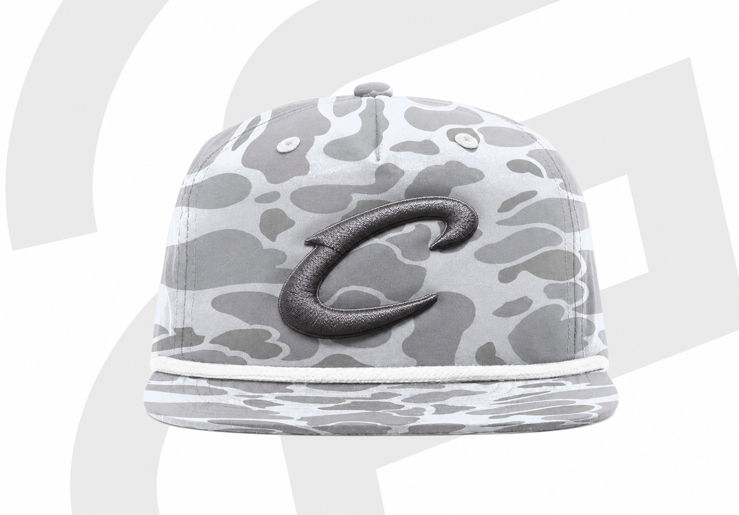 Camo Calvary C Snapback Hat