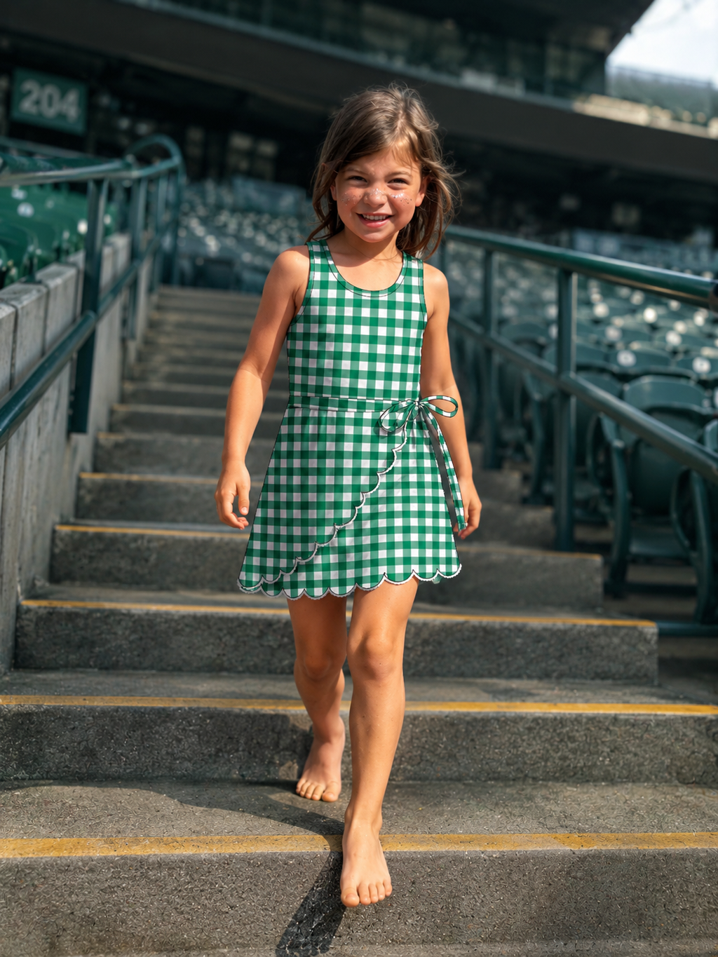 Gingham Athletic Dress