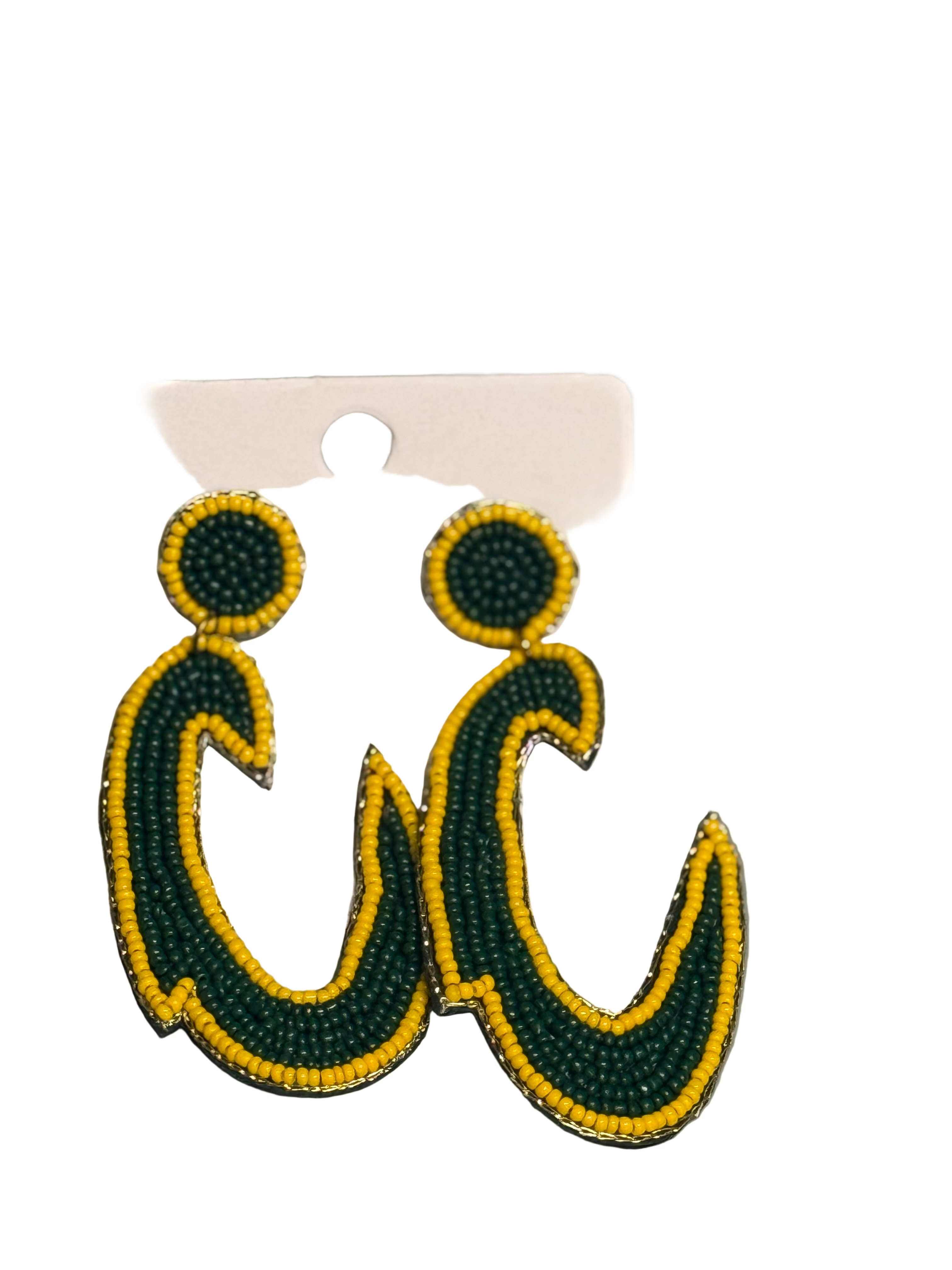 Calvary C Beaded Earrings