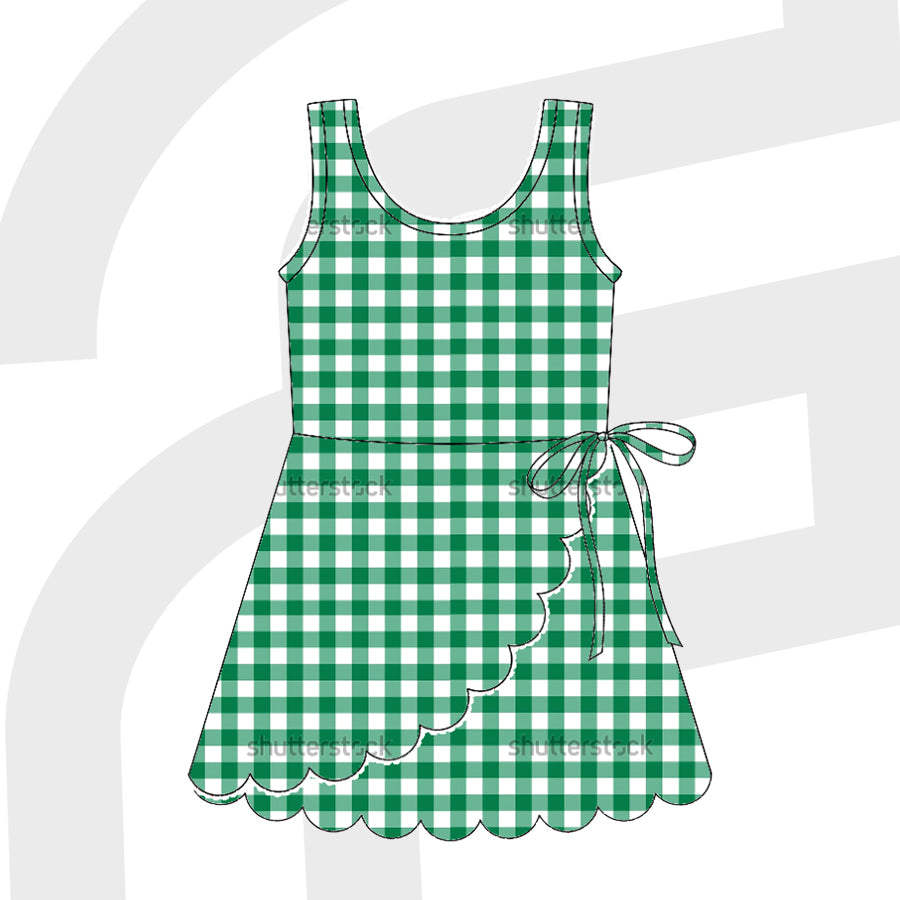Gingham Athletic Dress
