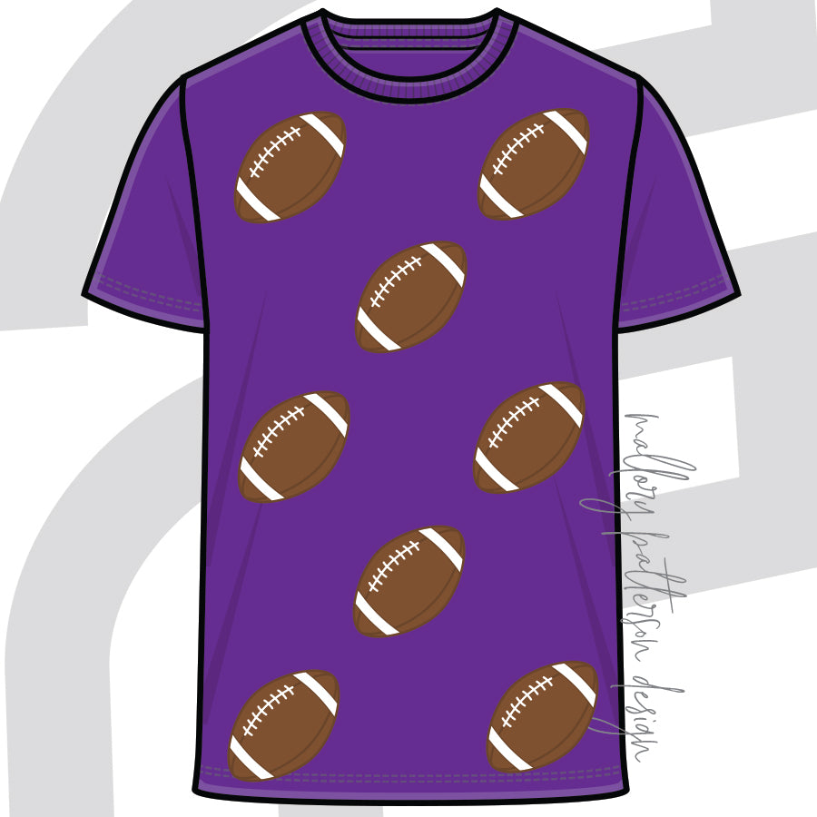 MPD - Football Sequin Tee