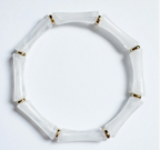 S+R Bamboo Acrylic Bracelet