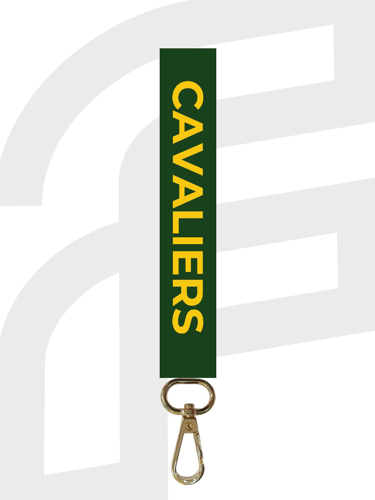 Cavaliers Beaded Loop Key Chain