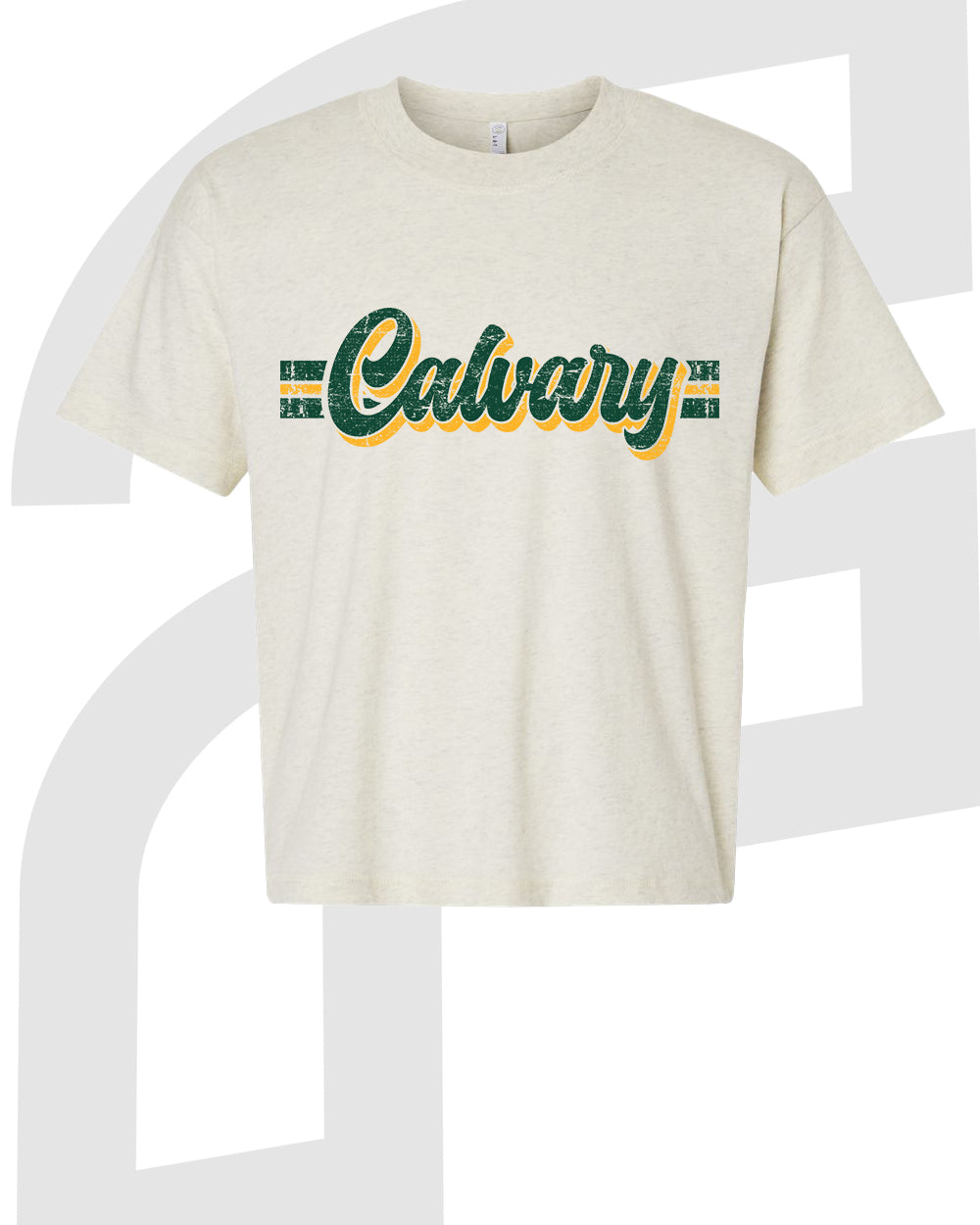 Calvary Retro Script Boxy Crop