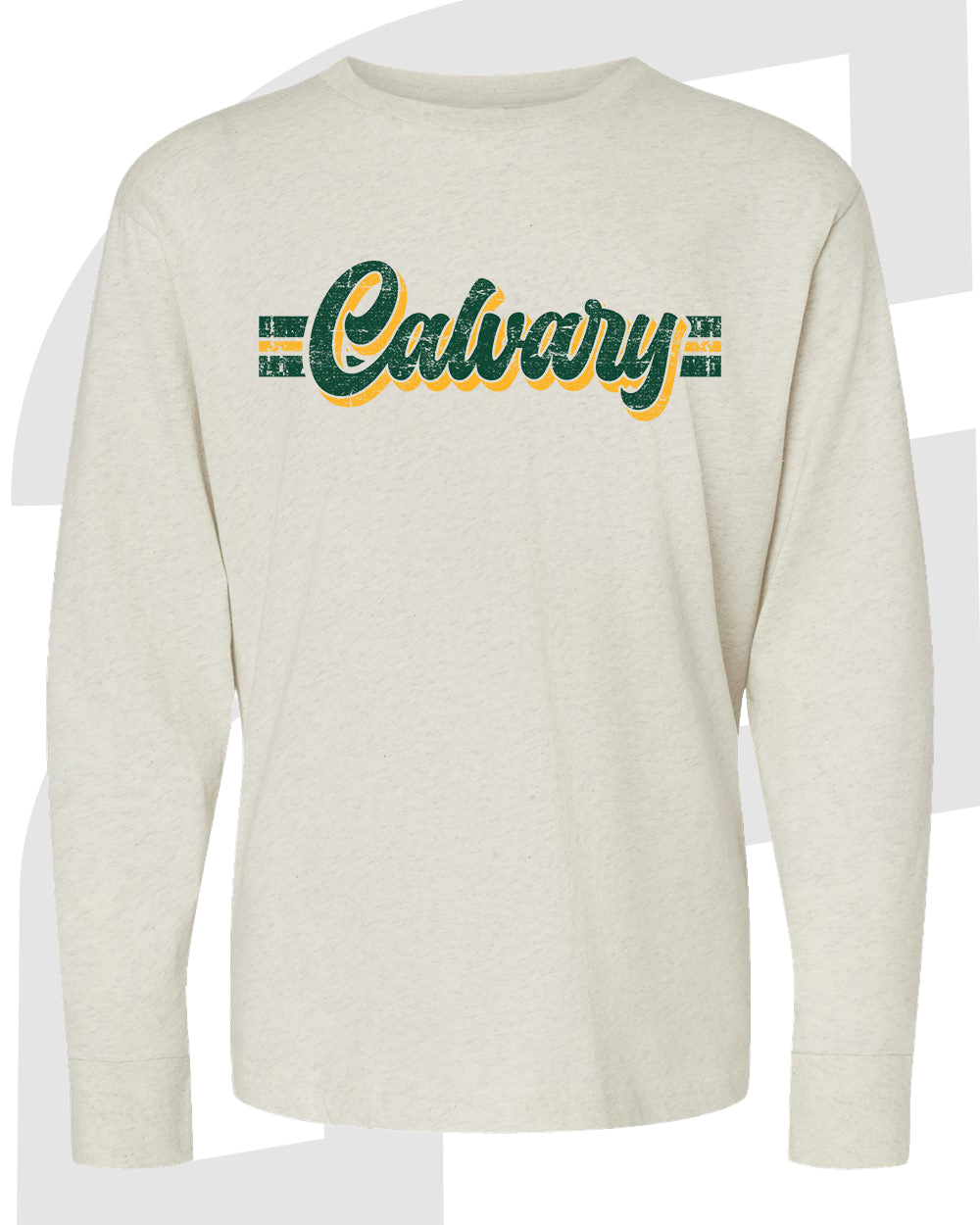 Calvary Retro Script Longsleeve