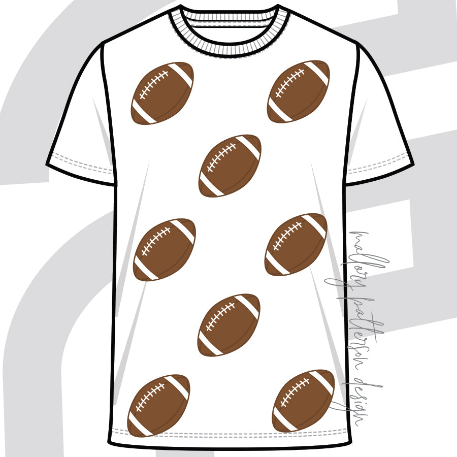 MPD - Football Sequin Tee