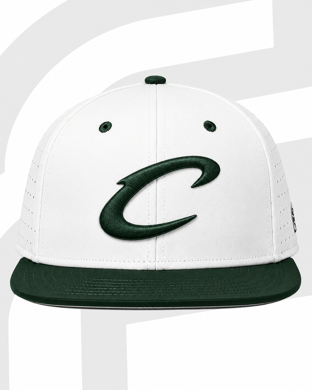 The Game - Fitted Perforated Flat Bill Hat